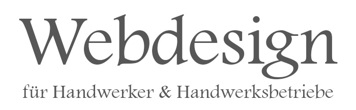 Webdesign für Handwerker